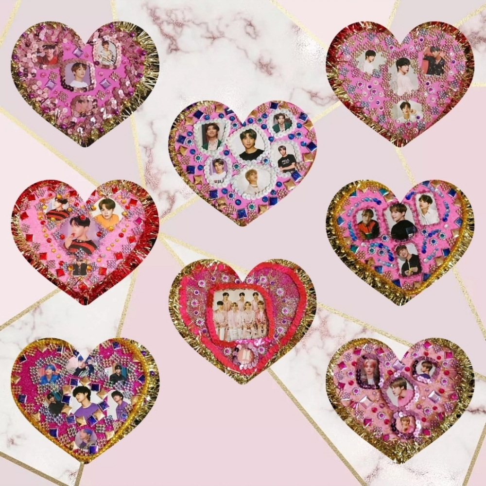 Heart Hanging BTS Decoration (8 hearts)